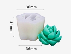 Khuôn Silicon - Sen Đá Nở - 2.6cm - Cánh Nhọn