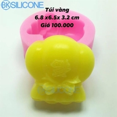 Khuôn Silicon - Túi Vàng - Phúc Nằm