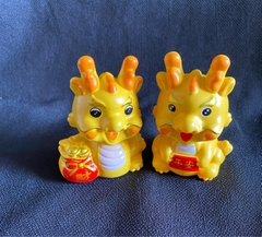 Cặp Rồng - May Mắn Nhựa - PKD - set 2 rồng vàng