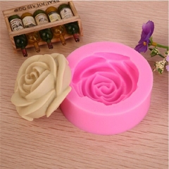 Khuôn Silicon - Hoa Hồng Nở - 5.5cm - Cúp Chữ C