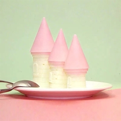 Khuôn Silicon - Lâu Đài - Set 3 Chóp Tháp 6-7-9cm