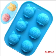 Khuôn Silicon - Mặt Doremon Mặt Doremi 6c