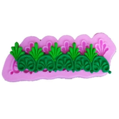 Khuôn Silicon - Viền Chuỗi Họa Tiết - Họa Tiết Mai 13x4cm