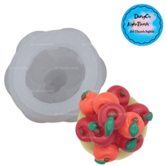 Khuôn Silicon - Trái Cây - Giỏ Táo 6.5cm