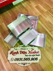 Khuôn Nhôm - Cao 8cm - Chữ Nhật