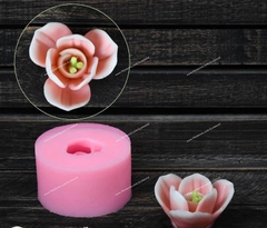 Khuôn Silicon - Hoa Lan - 4.8cm - Nhụy 3 Tầng