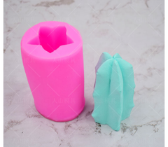 Khuôn Silicon - Sen Đá KHÍA - 9cm - 5 Khía