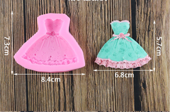 Khuôn Silicon - Quần Áo - Đầm Cúp Ngực