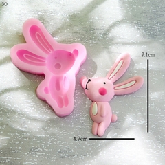 Khuôn Silicon - Động Vật - Con Thỏ 7.1cm