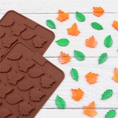 Khuôn Silicon - Lá 24c