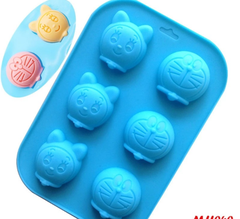Khuôn Silicon - Động Vật - Doremon Mặt Doremi 6c