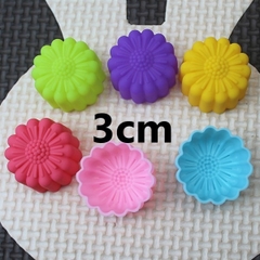 [10 cup] Khuôn Silicon - Cup Set 3cm - M24 - Mai Đào Tia 15c