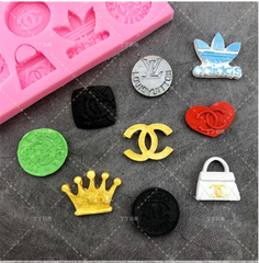 Khuôn Silicon - Logo - Chanel LV 4c
