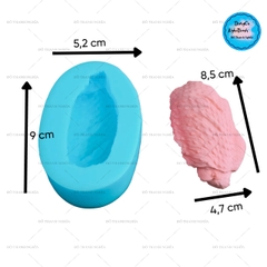 Khuôn Silicon - Món Ăn - Đùi Gà- Cánh Gà 7.5cm