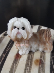 Khuôn Silicon - Động Vật - Chó Xù Đứng - 6.5cm