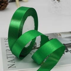 Ruy Băng Trang Trí - Thường - 2cm- xanh lá trơn 15k