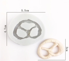 Khuôn Silicon - Bánh Quy Xoắn 4.3cm