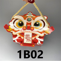 Hộp Giấy - Bánh Trung Thu Quai Xách - 1 Bánh - 1B02