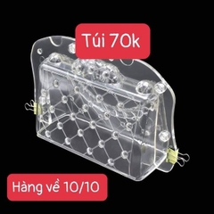 Vĩ Nhựa Cứng - 2 Mảnh - Túi Xách To - 18x2cm