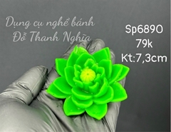 Khuôn Silicon - Hoa Cúc - Cánh Thẳng Nhụy - 7.3cm