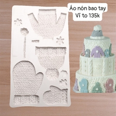 Khuôn Silicon - Quần Áo - Len Nón Bao Tay TH