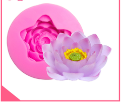 Khuôn Silicon - Hoa Sen Thái Nở - 10cm - Nhụy