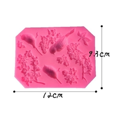 Khuôn Silicon - Động Vật - Chim Hoa Lá Cành - 3c