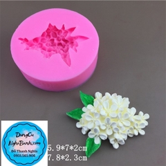 Khuôn Silicon - Chùm Hoa Cúc - Kèm Lá 7.8cm