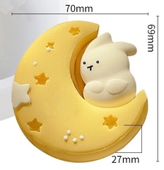 Khuôn Silicon - Động Vật - Con Thỏ 6 Sao