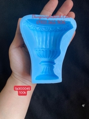 Khuôn Silicon - Bình Hoa - Khía 8.6cm