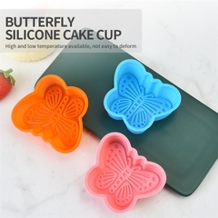 [10 cup] Khuôn Silicon - Cup Set 7cm - M10 - Bướm 7.8cm