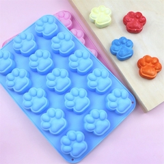 Khuôn Silicon - Động Vật - Bàn Chân Chó Mèo - Trung 4.7cm 15c