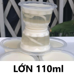 Hộp Nhựa - Ly Mai Có Nắp - 110ml