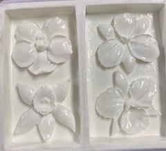 Khuôn Silicon - Hoa Lan Nằm - Set 4 - Hồ Điệp