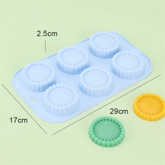 Khuôn Silicon - Đế - Quạt Thanh Viền Vĩ 6c -7cm