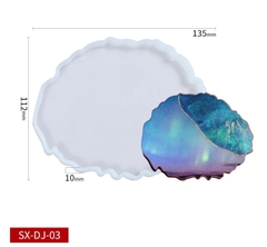 Khuôn Silicon - Mặt Ép Trơn - Tròn DJ03