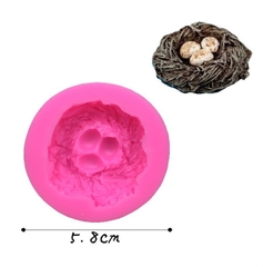 Khuôn Silicon - Động Vật - Chim Hoa Lá Cành - Tổ 5.8cm