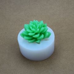 Khuôn Silicon - Sen Đá Nở - 7.2x4.5cm - Cánh Nhọn