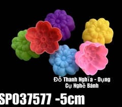 [10 cup] Khuôn Silicon - Cup Set 5cm - M36 - Hoa Mai Đào