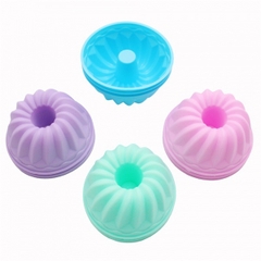 [10 cup] Khuôn Silicon - Cup Set 7cm - M09 - Xoắn 7.8cm
