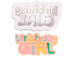 Khuôn Silicon - Chữ happy GIRL