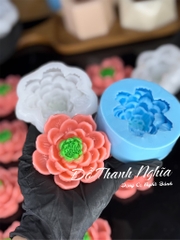 Khuôn Silicon - Hoa Sen Thái Nở - Hoa Sen mã A 8cm