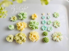 Khuôn Silicon - Set 14 Khuôn Hoa Hàn Quốc