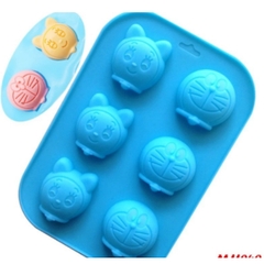 Khuôn Silicon - Mặt Doremon Mặt Doremi 6c