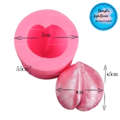 Khuôn Silicon - Trái Cây - Đào 5cm