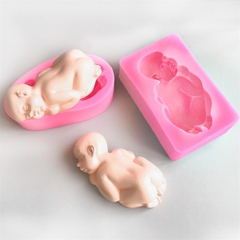 Khuôn Silicon - Em Bé Nằm 9.8cm