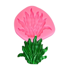 Khuôn Silicon - Lá Bụi Cỏ - Bụi Cỏ 7cm Dẹp