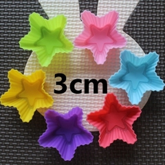 [10 cup] Khuôn Silicon - Cup Set 3cm - M29 - Ngôi Sao Khía 5c