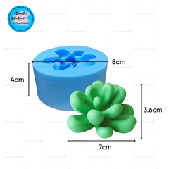 Khuôn Silicon - Sen Đá TIA - 7cm
