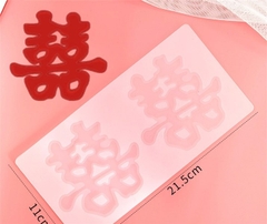 Khuôn Silicon - Chữ SONG HỶ - Hán